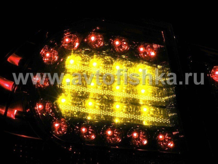 BMW 3 E90 (05-) задние светодиодные фонари красно-тонированные, комплект 2 шт.