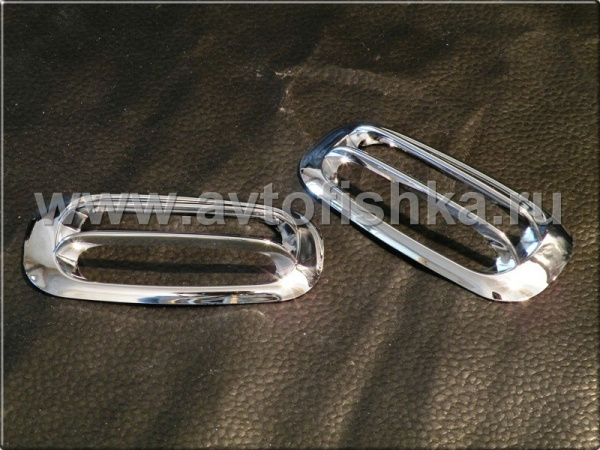 Toyota Land Cruiser 200 (08-) накладки на боковые повторители поворотов, хромированные, комплект 2 шт.