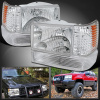 Jeep Grand Cherokee 1993-1998 передние фары штатные хром
