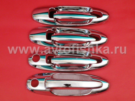 Lexus LX470 (98-07) накладки на ручки и под ручки дверей, комплект 8 шт.