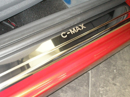 Ford Focus 2 (05-) 5 дверн. накладки на внутренние пороги, к-кт 4шт.