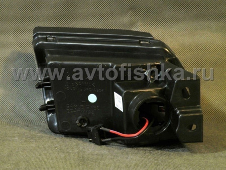 Toyota Land Cruiser Prado 150 (10-) фонари заднего бампера светодиодные хромированные, с красными рефлекторами, комплект 2 шт.