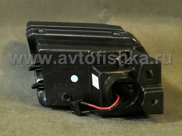 Toyota Land Cruiser Prado 150 (10-) фонари заднего бампера светодиодные хромированные, с красными рефлекторами, комплект 2 шт.