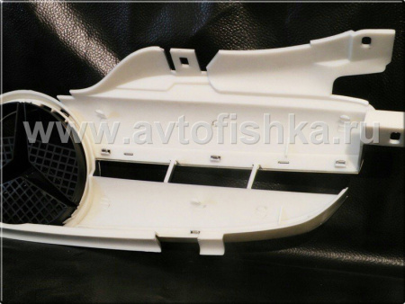 Mercedes SLK R170 (98-04) решетка радиатора 2 ламели, дизайн AMG, серебристая