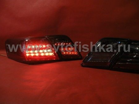 Toyota Camry V40 (2006-2011) фонари задние светодиодные тонированные, комплект 2 шт.