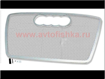 Audi Q7 (05-) накладка на решетку радиатора хромированная нержавеющая сталь