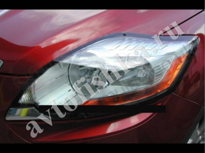 Защита передних фар прозрачная Ford Kuga 2008-2012