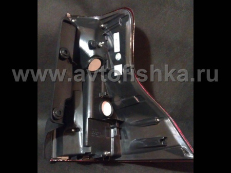 Toyota Land Cruiser Prado 150 (10-) фонари задние светодиодные красно-хромированные, и фонари заднего бампера, дизайн Lexus GX460, полный комплект.