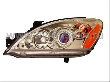 Mitsubishi Lancer 9 (03-07) фары передние линзовые хромированные, USA тип, комплект 2 шт.