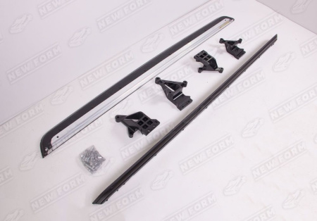 Land Rover Range Rover 5 поколение 2021 - 2023 Пороги черный молдинг