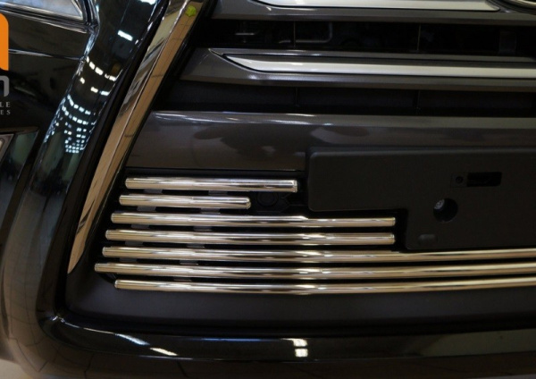 Lexus GX (13–) Решетка переднего бампера, нерж. d16