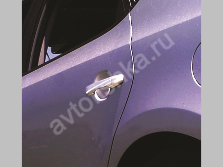 Hyundai i30 (2006-) накладки на ручки дверей из нержавеющей стали, 4 шт.