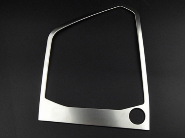 Volkswagen Tiguan (17–) Окантовка КПП, с кнопкой быстрого запуска авто, 1 часть, нерж. сталь