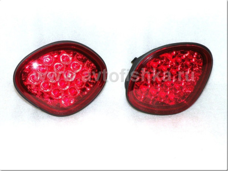 Lexus GS300, GS430 (97-04)задние светодиодные  фонари красные, на крышку багажника, комплект 2 шт.