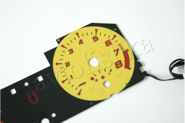 Renault Megane 2 SPORT светодиодные шкалы (циферблаты) на панель приборов