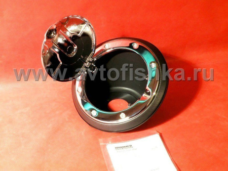 Hummer H3 (05-) корпус с хромированной крышкой лючка бензобака, с логотипом Hummer, оригинал GM