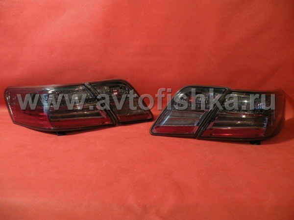 Toyota Camry V40 (2006-2011) фонари задние светодиодные тонированные, комплект 2 шт.