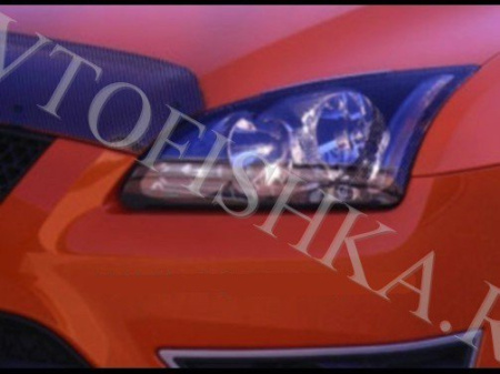 Защита передних фар карбон Ford Focus 2005-2007