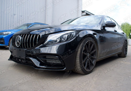 Mercedes-Benz C-Klasse W205 2014 - 2018 Бампер передний AMG GT