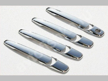 Mazda 3 (2003-2009) накладки на ручки дверей из нержавеющей стали, 4 шт.