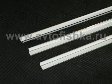 Toyota Highlander, Kluger молдинги кромки окон из полированной нержавеющей стали, комплект 4 шт.