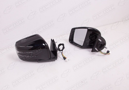 Mercedes-Benz M-Klasse W164 рестайлинг 2008 - 2011 Зеркала черные рестайлинг