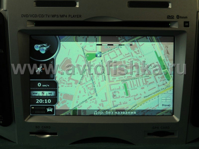 Toyota Yaris P2 (05-) головное устройство с 7" HD экраном, GPS навигацией