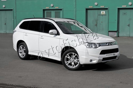 Mitsubishi Outlander 3 (12 – 14) пороги Broomer Design