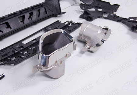 BMW 3 серия G20 2018 - н.в. Диффузор с хром насадками M340I