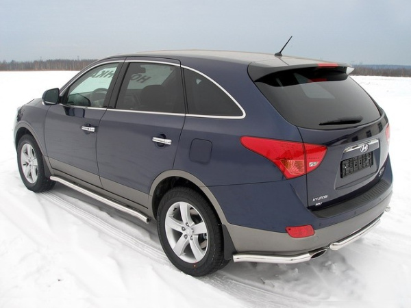 Hyundai ix55 (09–) Защита задняя (уголки) 60,3 мм