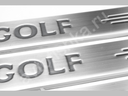 Volkswagen Golf 4 (1998-2004) накладки на пороги из нержавеющей стали, 4 шт.