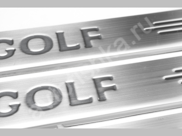 Volkswagen Golf 4 (1998-2004) накладки на пороги из нержавеющей стали, 4 шт.