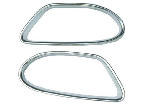 Mercedes-Benz W163 ML (03-05) хромированные накладки передние противотуманные фары, комплект 2 шт.