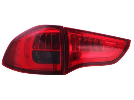 Mitsubishi Pajero Sport, Challenger (09-) фонари задние светодиодные красно-тонированные, комплект 2 шт.