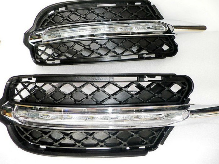 Mercedes W221 S-class дневные ходовые огни DRL переднего бампера, комплект 2 шт.