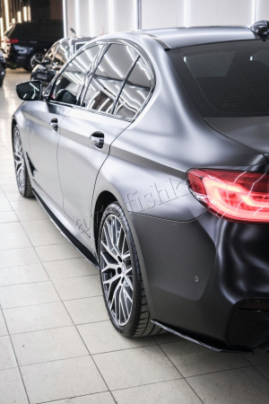 BMW 5 серия G30 Накладки под задний бампер (мини-лезвия)