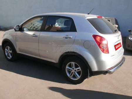 SsangYong Actyon (2012-) защита заднего бампера из нержавеющей стали