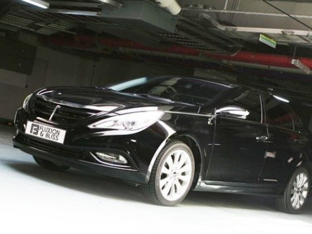 Hyundai Sonata YF (10-) решетка радиатора под покраску, дизайн FNB