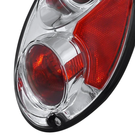 Chrysler PT Cruiser (2001-2005) фонари задние красно-хромированные Altezza стиль