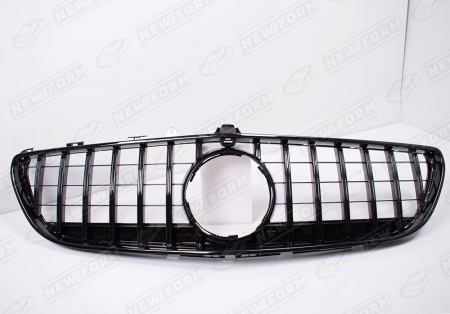 Mercedes-Benz CLS-Klasse W218 рестайлинг 2014 - 2017 Решетка радиатора AMG GT черная под камеру