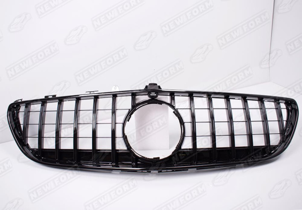 Mercedes-Benz CLS-Klasse W218 рестайлинг 2014 - 2017 Решетка радиатора AMG GT черная под камеру