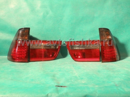 BMW X5 (98-06) фонари задние светодиодные красно-тонированные, комплект лев.+прав.