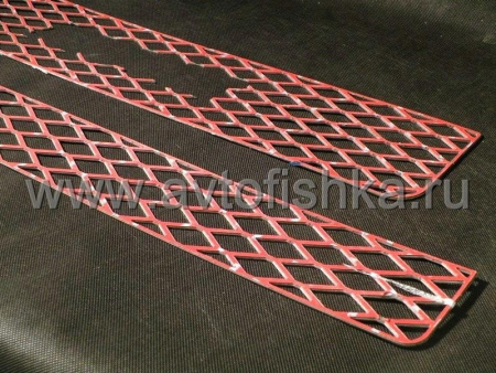 Toyota FJ Cruiser (07-) решетка радиатора и решетка переднего бампера из нержавеющей стали