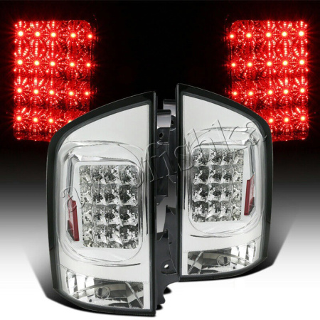 Nissan Armada (03-07) фонари задние светодиодные хромированные, комплект 2 шт.