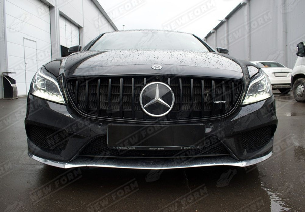 Mercedes-Benz CLA-Klasse C117/X117 рестайлинг 2016 - 2019 Решетка радиатора AMG GT черная