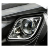 Honda CR-V III (06-) фары передние линзовые черные, с подсветкой DRL, комплект 2 шт.