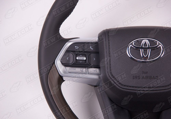 Toyota Land Cruiser LC 200 2007 - 2012 Руль GR коричневое дерево