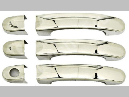 Volkswagen Transporter T5 (2003-) накладки на ручки дверей из нержавеющей стали, 3 шт.