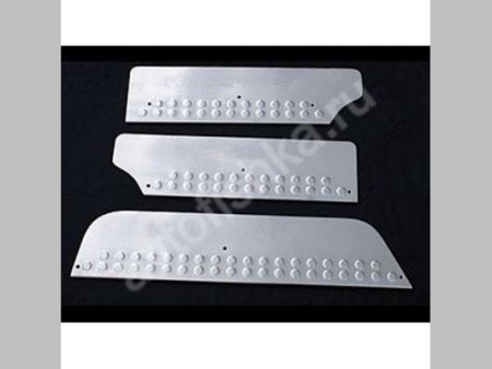 Volkswagen Transporter T4 (1998-2003) накладки на пороги из нержавеющей стали, 3 шт.