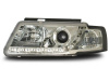 Volkswagen Passat B5 (97-00) фары передние линзовые хромированные, со светодиодной подсветкой, комплект 2 шт.